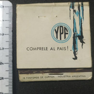 Caja Carterita Fósforos Propaganda YPF - Calendario Año 1965 - Vacía - Boites D'allumettes