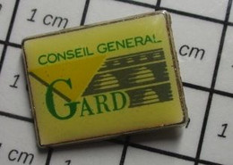 413E Pin's Pins / Beau Et Rare / ADMINISTRATIONS / CONSEIL GENERAL DU GARD Au Gorille !! - Administrations