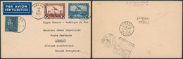 Affranch. Mixte (Poortman) Sur L. Par Avion De Arlon (1937) > Conakry (Guinée Française), Poste Restante / Ligne France - Other & Unclassified
