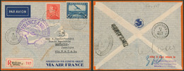 Affranch. Mixte (Poortman) Sur L. Par Avion En R De Bruxelles(1937) > Kingston (Jamaïque) Via Natal / France-Antilles - Other & Unclassified