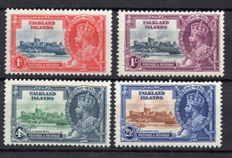 FALKLAND ISLANDS/1935/MH/SC#77-80/ SILVER JUBILEE ISSUE / KING GEORGE V / KGV / COMPLETE SET - Maldive (...-1965)