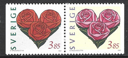 SUEDE. N°1964-5 De 1997. Roses/Love. - Rose