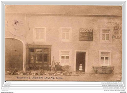 BASTOGNE ..-- TELLIN ..-- Boucherie J. LAURENT - JALLAY . 1924 Vers BASTOGNE ( Melle Marguerite ERNOULD ) .  RARE . - Bastenaken