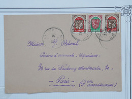 BH10 ALGERIE  BELLE LETTRE RR 1948 ORAN A PARIS 9e  FRANCE AQUARIUM  ++ +AFFRANCH. INTERESSANT - Lettres & Documents