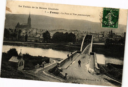 CPA Vallée De La Meuse Illustrée - FUMAY - Le Pont Et Vue Panoramique (224773) - Fumay