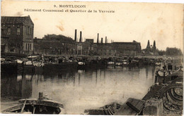 CPA MONTLUCON - Batiment Communal Et Quartier De La Verrerie (225223) - Montlucon