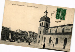 CPA Le CHAMBON - Place De L'Église (225811) - Le Chambon Feugerolles