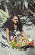 CPA TAHITI - Perle Du Pacifique - Tahitienne Avec Fruits Du Pays - Max Du Pont Papeete Tahiti - Tahiti