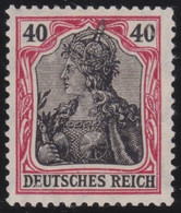 Deutsches Reich   .     Michel  90 I  (2 Scans)       .    *        .    Ungebraucht Mit Gummi - Unused Stamps