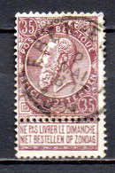61 Gestempeld EBEN EMAEL - COBA 8 Euro - 1893-1900 Schmaler Bart