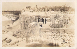 CPA Les Chutes Du Niagara Gelées ? Edition SHIRA - Neige - Hiver - - Andere & Zonder Classificatie