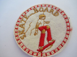 Sport/ SKATE BOARD/ Ecusson Ancien /Skate -Board Sur La Neige/Vers 1960-1970         ET358 - Patches