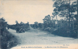 CPA - 72 - SILLE LE GUILLAUME - Fôret - Le Rendez Vous Des Chasseurs - Voiture - Chasse - Bregot PARIS - Sille Le Guillaume