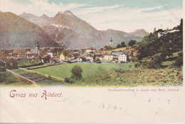 AK, CARTE POSTALE, UPU, 1902 Altdorf Mi: 53Y / ZNr: 65B,  Von Altdorf Nach Zürich 2 Fil. Seidengasse - Altdorf