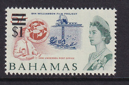 Bahamas: 1966   QE II - Decimal Currency - Surcharge   SG285    $1 On 5/-    MNH - 1963-1973 Ministerial Government