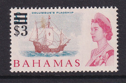 Bahamas: 1966   QE II - Decimal Currency - Surcharge   SG287    $3 On £1    MNH - 1963-1973 Autonomia Interna