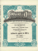 Titre De 1929 - Compagnie De L'Uele - Société Congolaise à Responsabilité Limitée - Africa