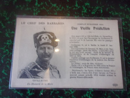 WWI   LE CHEF DES BARBARES  GUILLAUME II EN HUSSARD DE LA MORT UNE VIEILLE PREDICTION - Guerra 1914-18