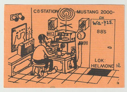 QSL Card 27MC Mustang 2000 Helmond (NL) - CB-Funk