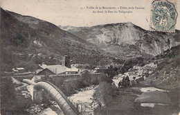 CPA - 73 - Vallée De La Maurienne - Usine De La Saussaz - Au Fond Le Fort Du Télégraphe - Andere & Zonder Classificatie