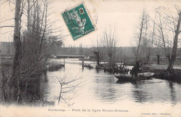 CPA - 92 - GARENNES - Pont De La Ligne ROUEN ORLEANS - Prévost Garennes - Canot - La Garenne Colombes