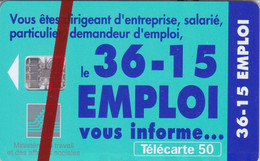 TARJETA DE FRANCIA DE 36-15 EMPLOI DE 50 UNITS FECHA 12-96 (NUEVA-MINT) - 1996