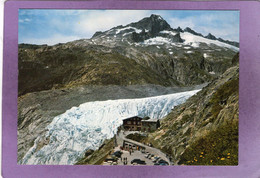 VS Belvédère Am Rhonegletscher Mit Nägelisgrätli  Glacier Du Rhône Près Hôtel Belvédère - Obergoms