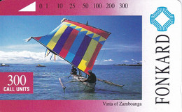 TARJETA DE FILIPINAS DE VINTA OF ZAMBOANGA DE 300 UNITS (NUEVA-MINT) TAMURA - Philippinen