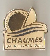 PIN'S THEME  SPORT VOILE  TRANSAT DES ALIZES  SPONSOR  CHAUMES  UN NOUVEAU DEFI   PINS  RARE - Vela