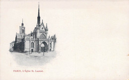 CPA - 75 - PARIS - Eglise St Laurent - Précurseur - Kirchen