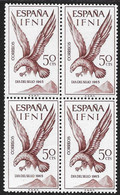 IFNI - DIA DEL SELLO - AÑO 1965 - CATALOGO YVERT Nº 0189 BLOQUE 4 SELLOS - NUEVOS - Ifni