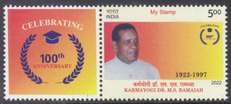 India - My Stamp New Issue 22-04-2022  (Yvert 3464) - Ungebraucht