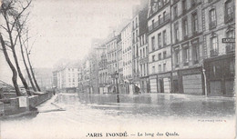 CPA - 75 - PARIS - Innondation 1910 - Le Long Des Quais - Inondations De 1910