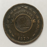 Paraguay 2 Centimos 1870 E.772 - Paraguay