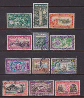 NEW  ZEALAND    1940    Various  Designs    Part  Set  Of  12    USED - Oblitérés
