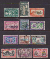 NEW  ZEALAND    1940    Various  Designs    Part  Set  Of  12    USED - Gebruikt