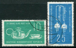 DDR / E. GERMANY 1959 Jena Glass Used  Michel  713-14 - Used Stamps