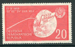 DDR / E. GERMANY 1959 Lunik 3 Moon Landing MNH / **  Michel  721 - Ungebraucht