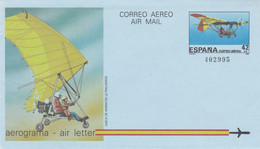 Aerograma - Air Letter  - Correo Aereo - Air Mail - Vuelo De Aparatos Ultraligeros - 1931-....