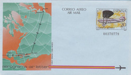 Aerograma - Air Letter  - Correo Aereo - Air Mail - Vuelo Espana - Cuba - Mejico - 1931-....