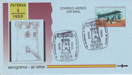 Aerograma - Air Letter  - Correo Aereo - Air Mail - Paterna 5 Septiembre 1909 / Expo Filca. 1909-1994 - Tower - 1931-....