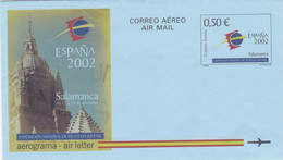 Aerograma - Air Letter  - Correo Aereo - Air Mail - Espana 2002 - Salamanca - 1931-....