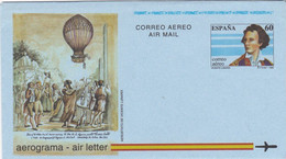 Aerograma - Air Letter  - Correo Aereo - Air Mail - Aerostato De Vicente LUNARDI - 1931-....