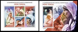 Central Africa  2022 Mother Teresa.  (432) OFFICIAL ISSUE - Madre Teresa