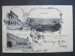 AK Herrnbaumgarten B. Mistelbach 1907 Gruss Aus // D*54023 - Mistelbach