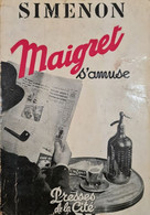 Maigret S'amuse Simenon 1957  +++bon Etat D'usage +++ LIVRAISON GRATUITE+++ - Simenon