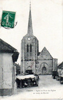 89 - Cheroy - Place De L'église Un Matin De Marché - Cheroy