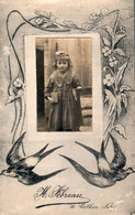 Carte Vers 1915 Photo Fébreau Le Cellier : Fillette En Photo Centrale - Le Cellier