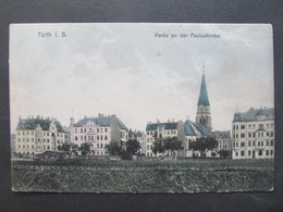 AK FÜRTH In Bayern Pauluskirche 1910  // D*54098 - Fuerth