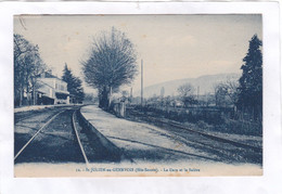 CPA :  14 X 9  -  St-JULIEN-en-GENEVOIS  -  La  Gare Et Le Salève - Saint-Julien-en-Genevois